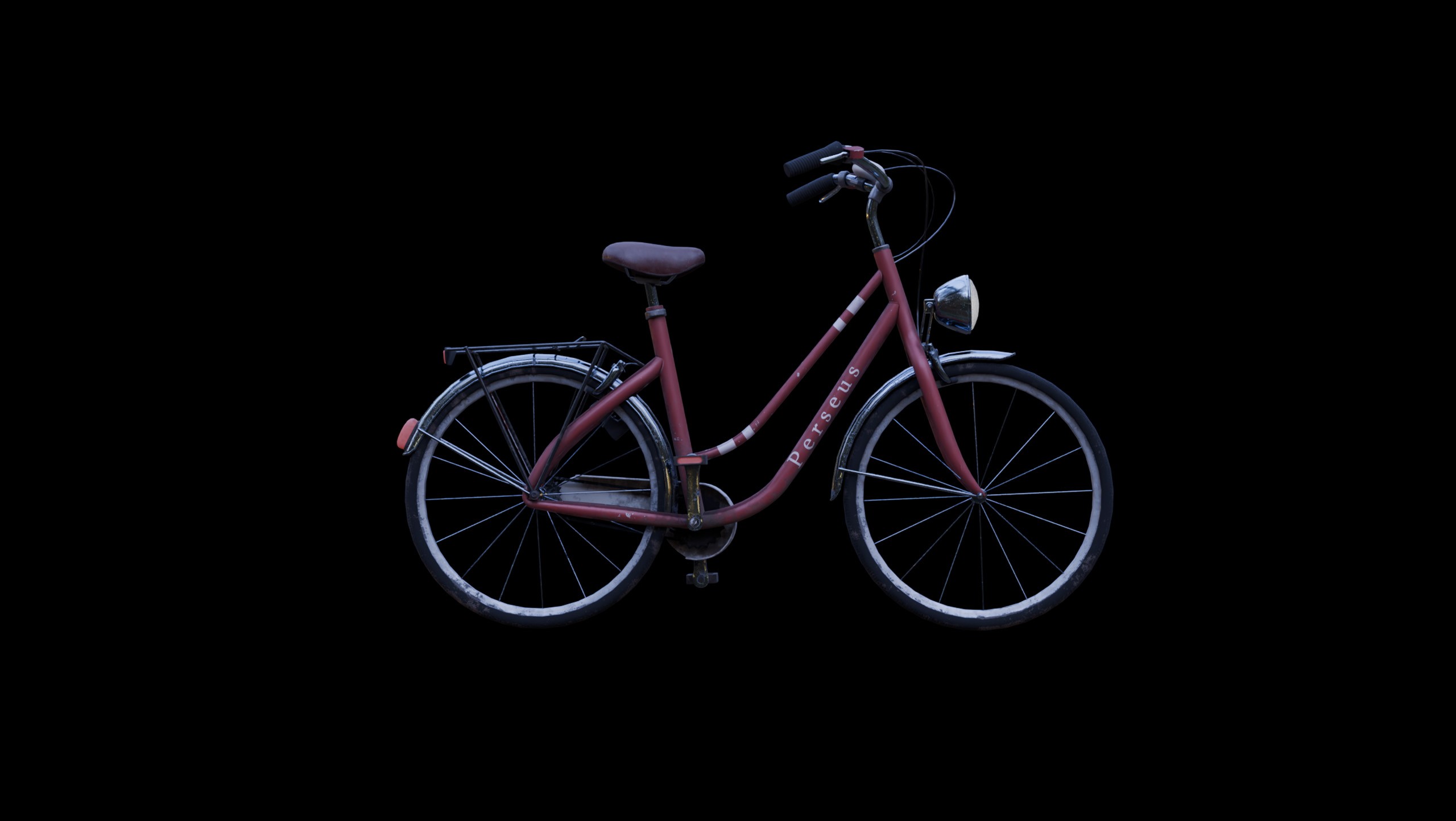 Bike side view render